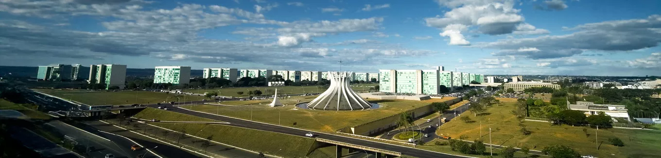 paisagem de Brasília. 