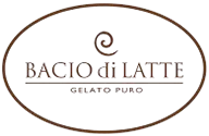 Logo sorveteria Bacio di Latte