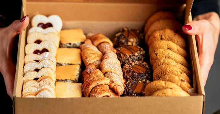 Padaria delivery com serviço de entrega de produtos frescos e embalados.