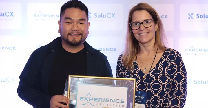 Ganhamos o Troféu Experience Awards e a Certificação Experience com base na opinião de quem importa: nossos clientes
