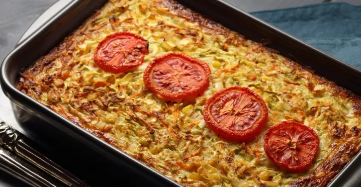 receita arroz de forno com legumes e queijo