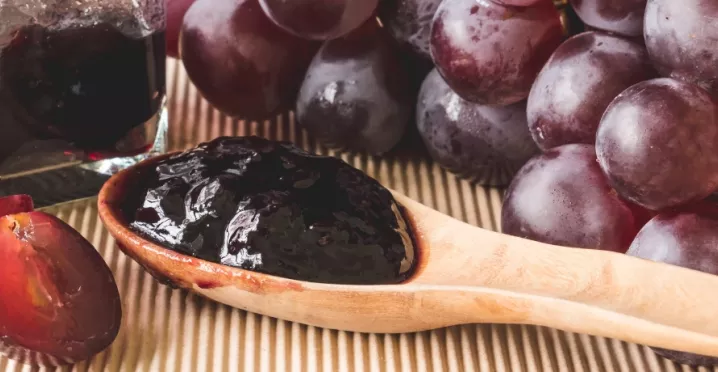 receita geleia de uva