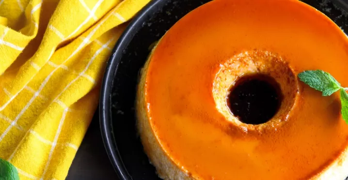 receita pudim de pão