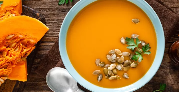 receita sopa de abóbora com beldroega