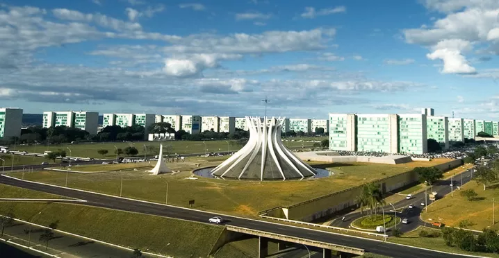 paisagem de Brasília.
