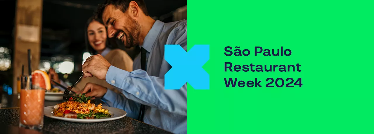 Casal aproveita descontos da SP Restaurant Week com seu vale-refeição Pluxee