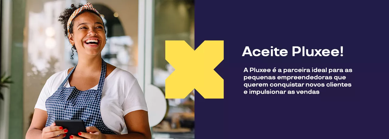 Empreendedora aceita cartões de benefício, incluindo Pluxee Refeição