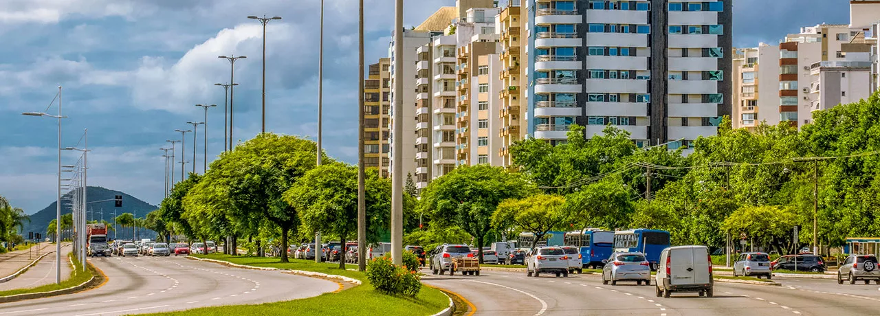 paisagem de Florianópolis.
