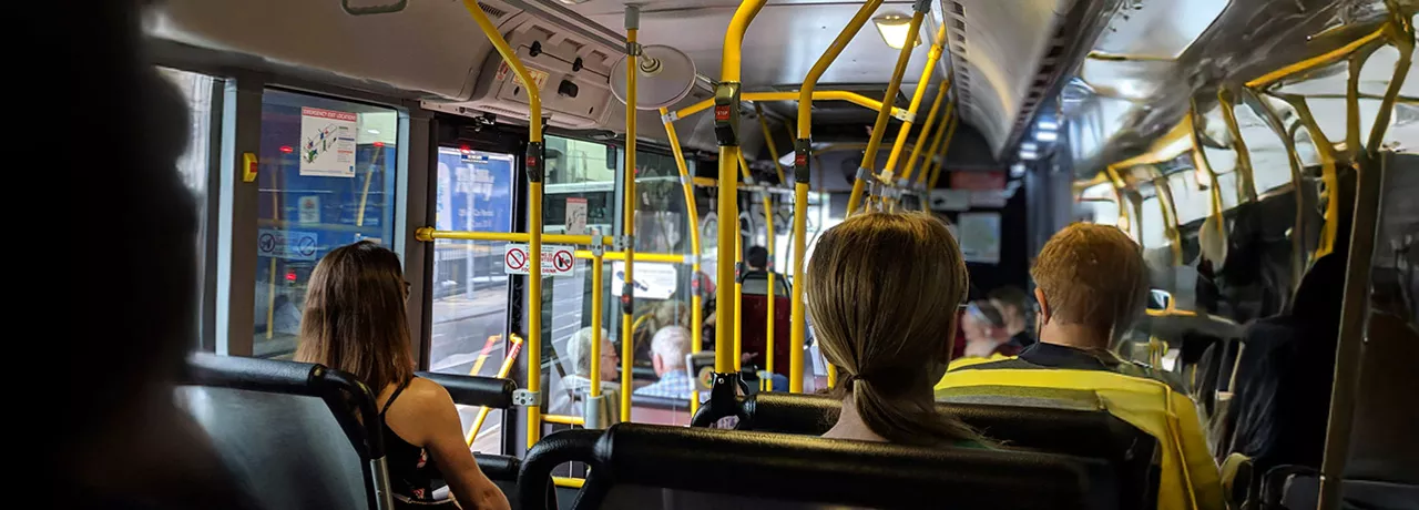 transporte público.