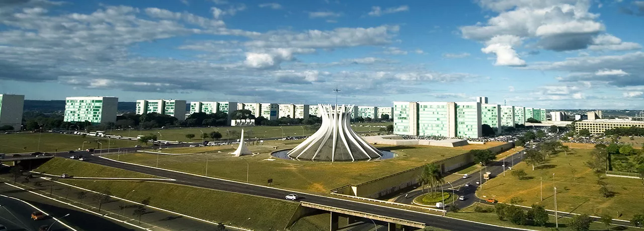 paisagem de Brasília.