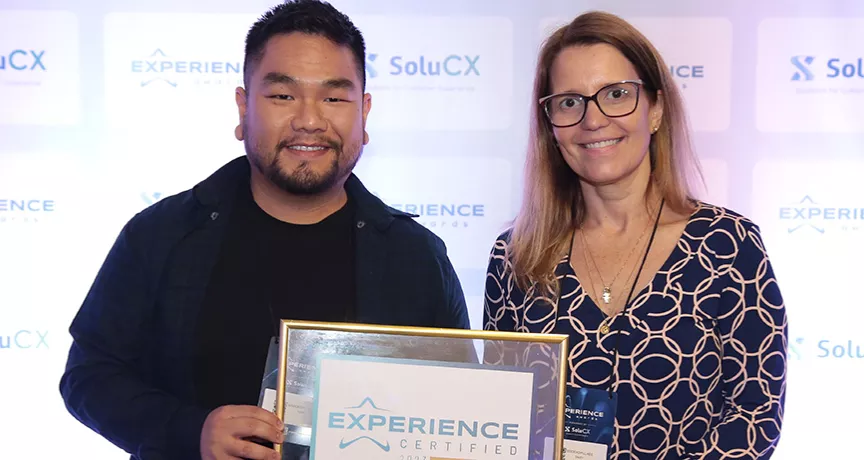 Ganhamos o Troféu Experience Awards e a Certificação Experience com base na opinião de quem importa: nossos clientes