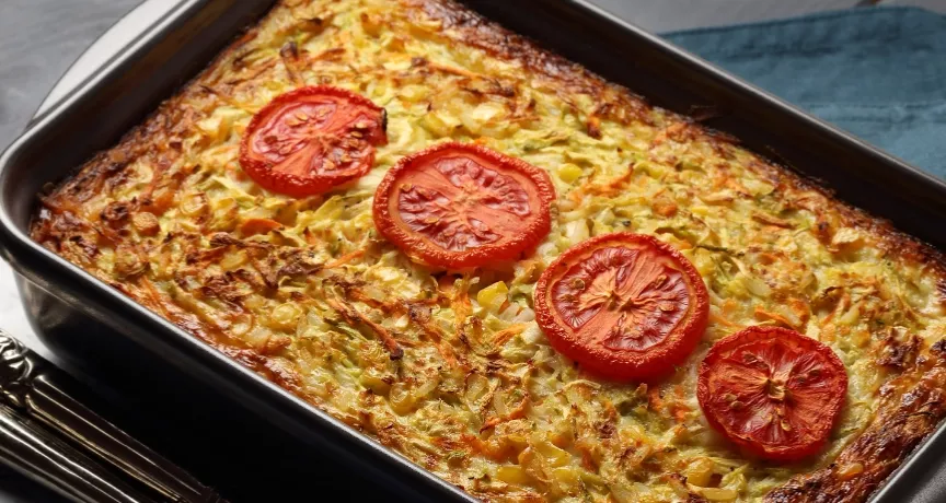 receita arroz de forno com legumes e queijo