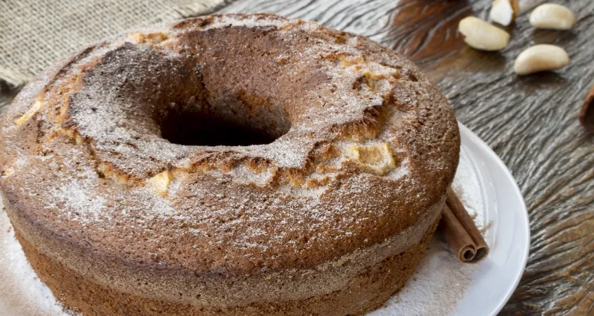receita bolo de macã com especiarias