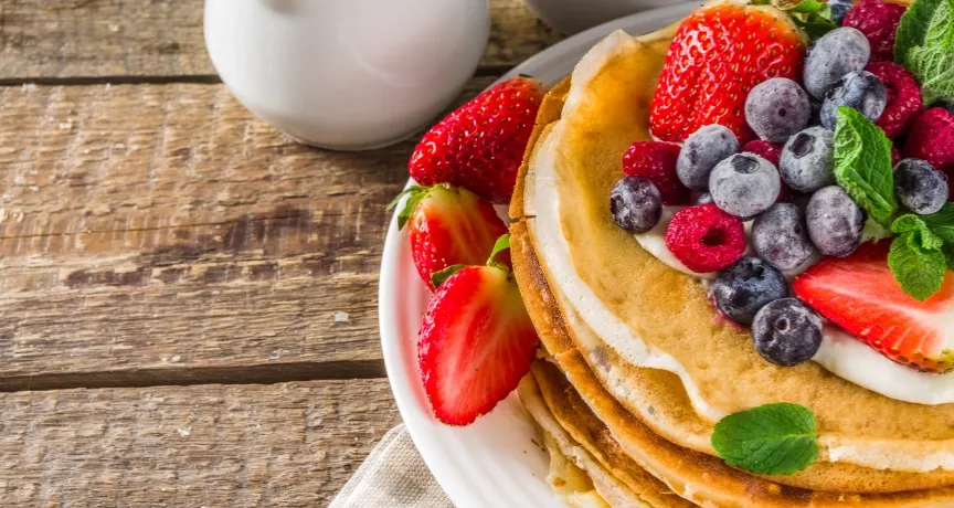 receita panqueca vegana