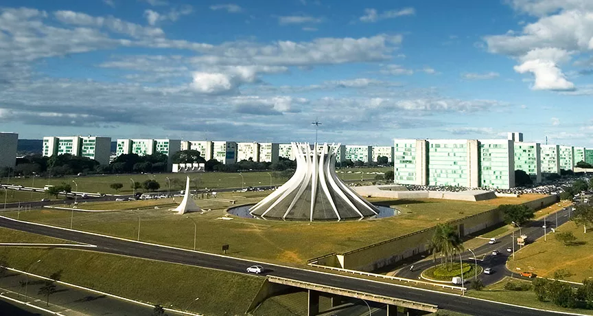 paisagem de Brasília.