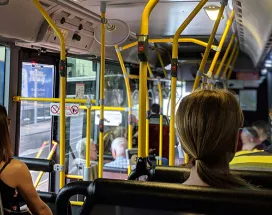 transporte público.