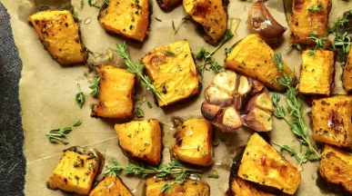 receita abóbora rústica assada