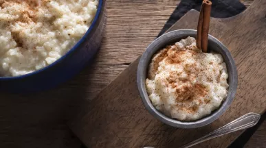 receita arroz doce com casca de abacaxi