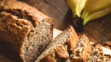 receita bolo de banana completo