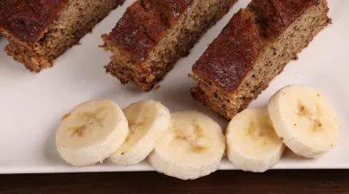 receita bolo de banana de liquidificador