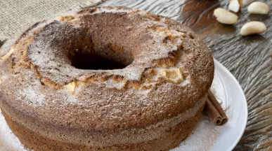 receita bolo de macã com especiarias