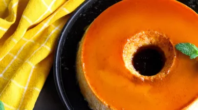 receita pudim de pão