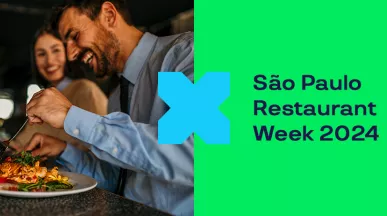 Casal aproveita descontos da SP Restaurant Week com seu vale-refeição Pluxee