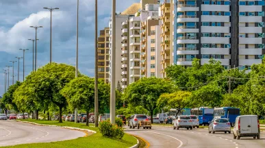 paisagem de Florianópolis.
