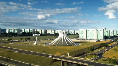 paisagem de Brasília.