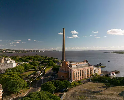 Vista de Porto Alegre, no Rio Grande do Sul