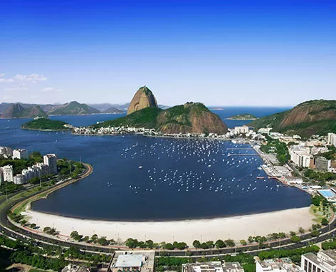Foto de uma das lindas praias do Rio de Janeiro