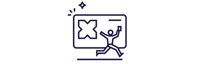 Ícone de cliente com cartão de benefício Pluxee