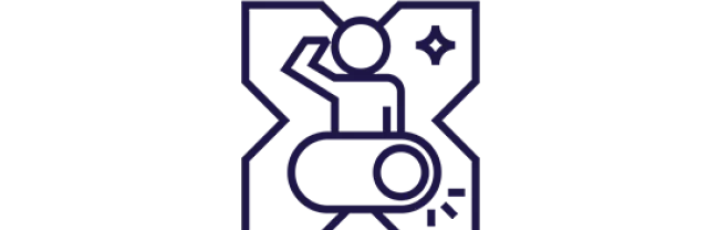 Ícone de uma pessoa pronta pra atender