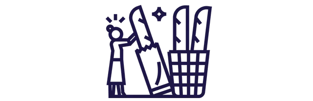 Ícone de uma pessoa na padaria