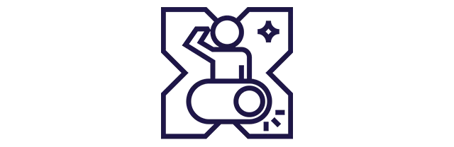 ícone de uma pessoa a serviço da Pluxee