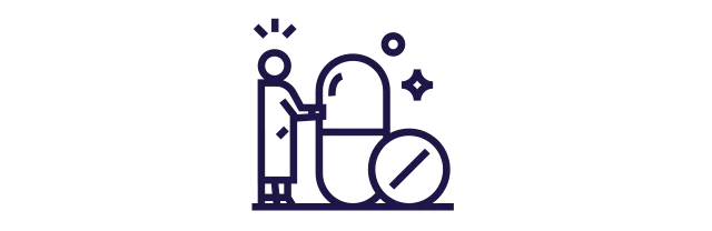 Ícone que representa um farmacêutico trabalhando